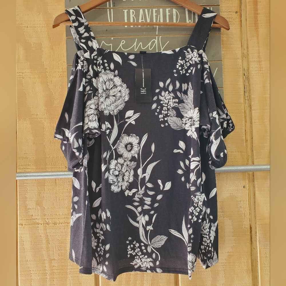 INC Summer Floral Blouse
